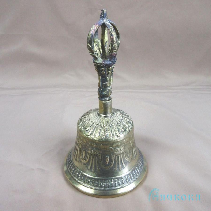 ガンター 金剛鈴 Lサイズ チベット密教法具 : オーロラYahoo!店 - 通販