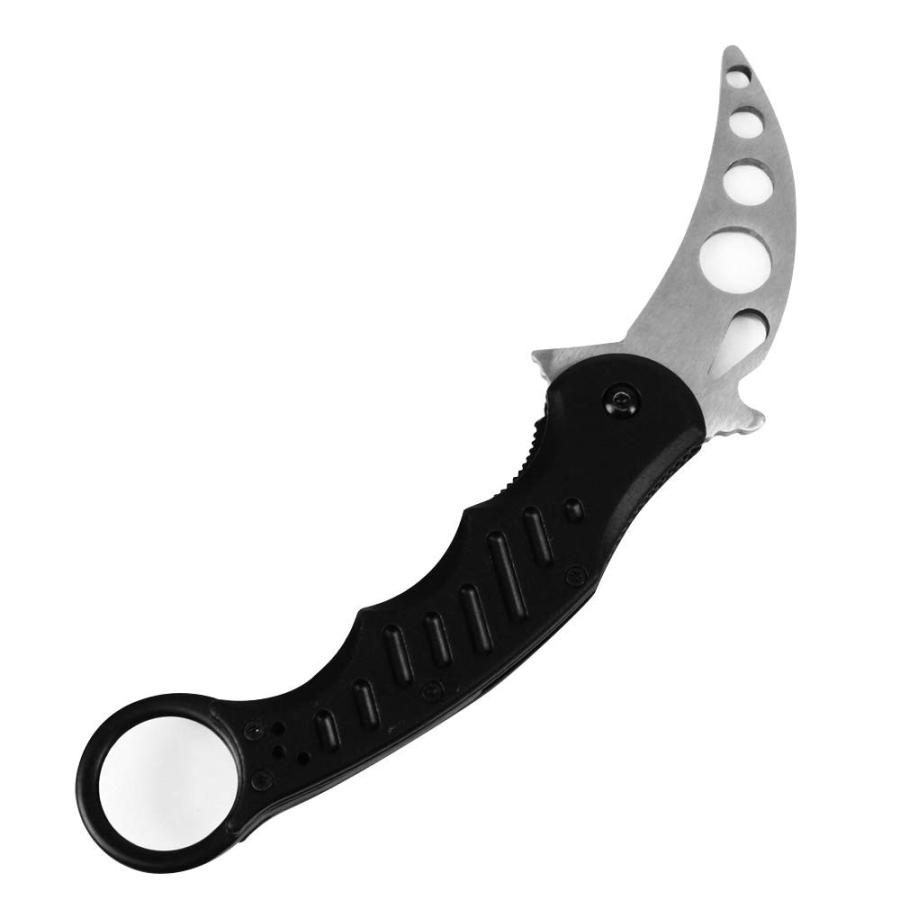 刃無し カランビット ナイフ 工学グリップ トレーニング 訓練用