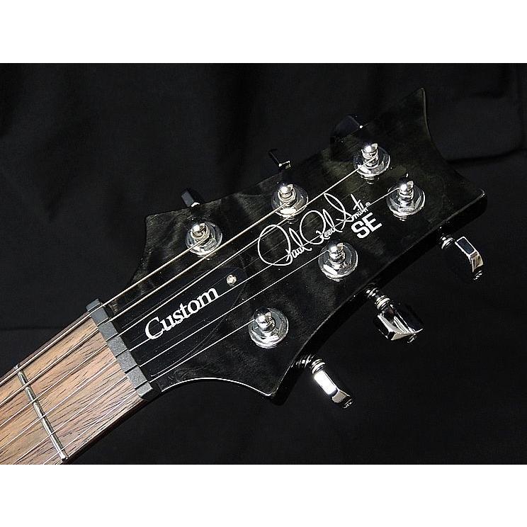PRS SE Custom 24 GB Grey Black Q キルテッドメイプル グレイブラック