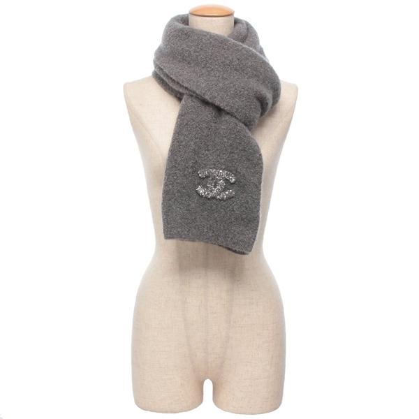 CHANEL（シャネル） マフラー ストール CCマーク ココマーク グレー