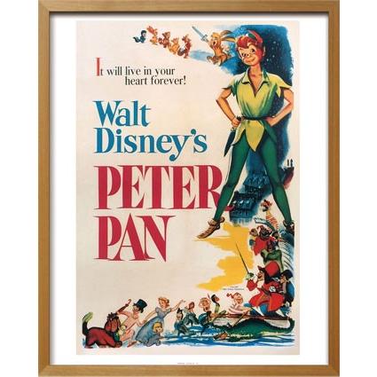 Disneyポスター ビンテージ ディズニー シリーズ Peterpan ピーター