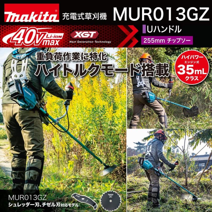 マキタ草刈機40Vmax スーパーカルマー、トリマーハンドル付。バッテリーなし マキタ（makita） <在庫あり>マキタ 草刈り機 40Vmax充電式草刈機 U