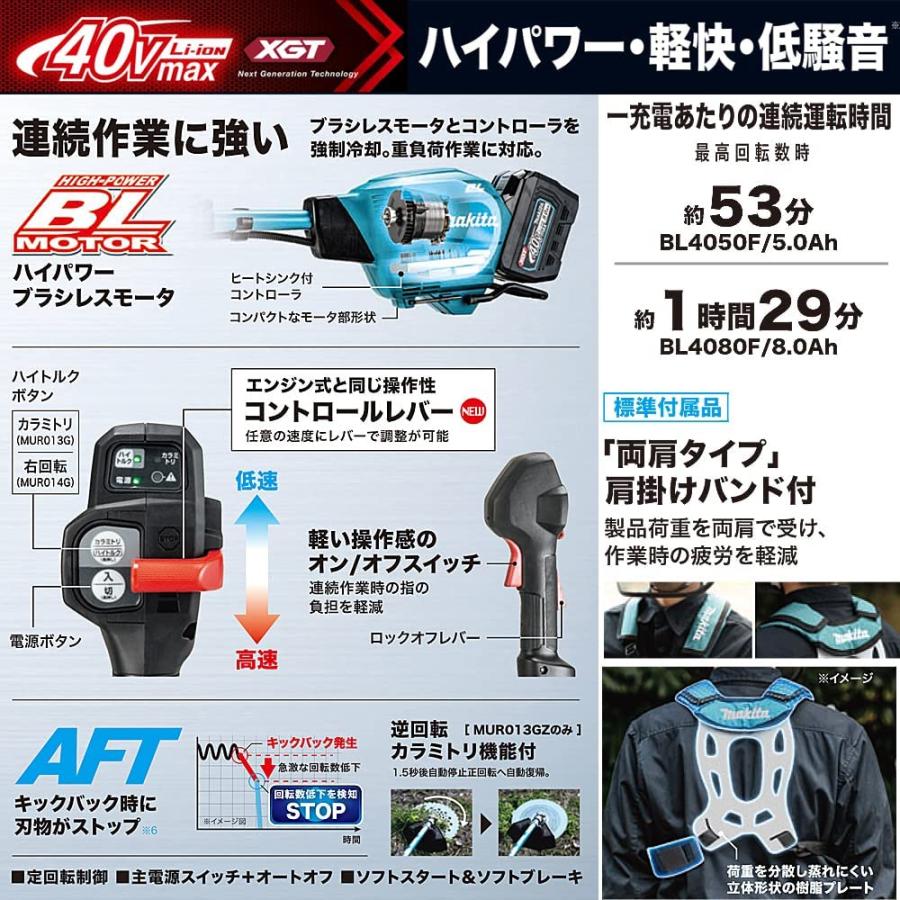 Makita 草刈り機セット マキタ（makita） <在庫あり>マキタ 草刈り機 40Vmax充電式草刈機 U
