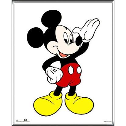 ミッキーマウス クラッシック（ディズニー） 額装品 アルミ製ハイ