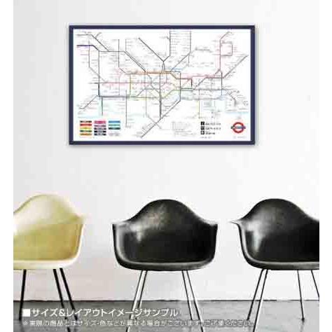 ポスター アート London Underground Map (ロンドン地下鉄マップ