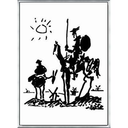 ドンキホーテ（パブロ ピカソ） 額装品 アルミ製ベーシックフレーム