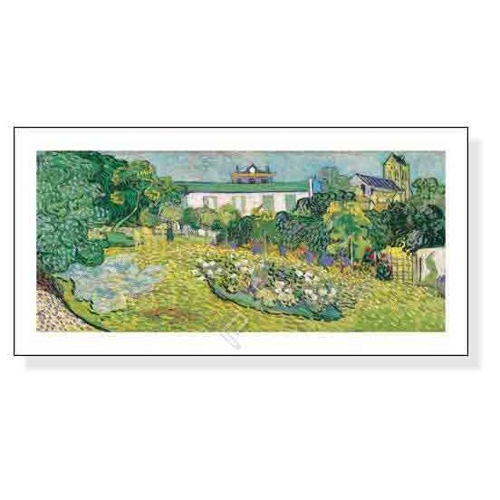 ポスター アート ドービニーの庭 1890（フィンセント ファン ゴッホ