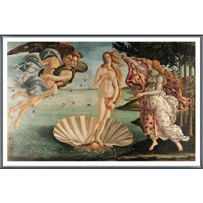 ヴィーナスの誕生（サンドロ ボッティチェリ） 額装品 アルミ製