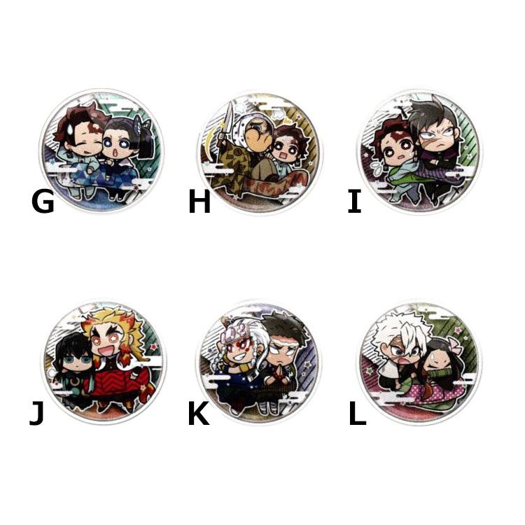 鬼滅の刃 キャラばんちょうこう缶バッジ 参ノ型 全12種セット ガシャ