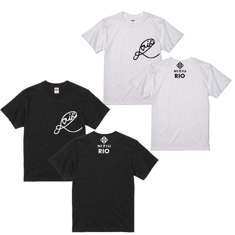 リオ RIO ニジュー ニジユー NiziU サイン ロゴ入り ホワイト/ブラック