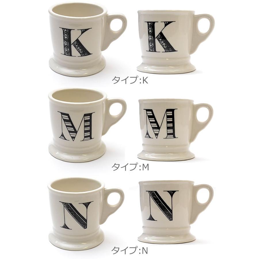 アンソロポロジー Anthropologie イニシャルマグカップ : ボブズストア