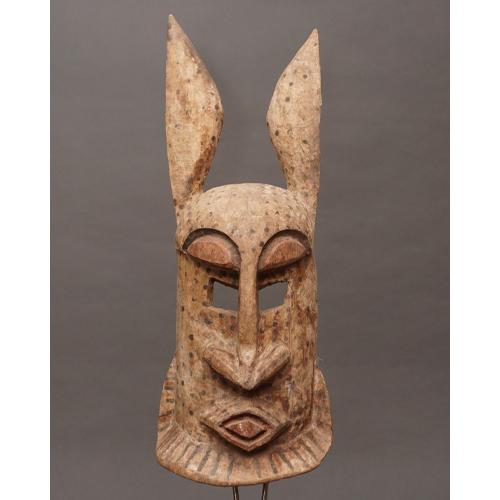 アフリカ マリ共和国 ドゴン族 マスク 仮面 No.416 木彫り アフリカン