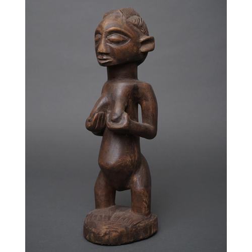 アフリカ コンゴ ルバ族 立像 人形 No,2 プリミティブアート 木彫り