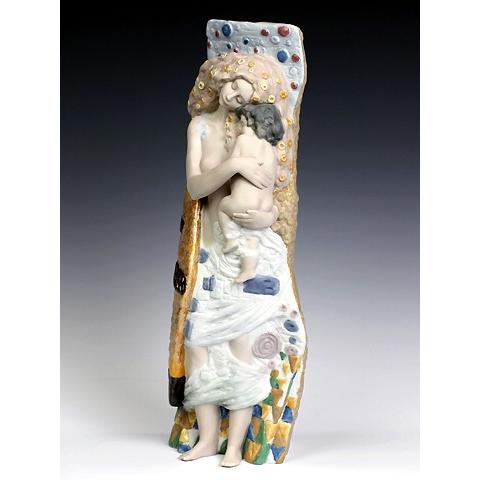 リヤドロ（Lladro リアドロ 陶器人形 置物） 母と子 リヤドロ命の泉