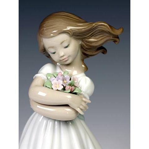LLADRO（リヤドロ） リヤドロ（Lladro リアドロ 陶器人形 置物） 花と