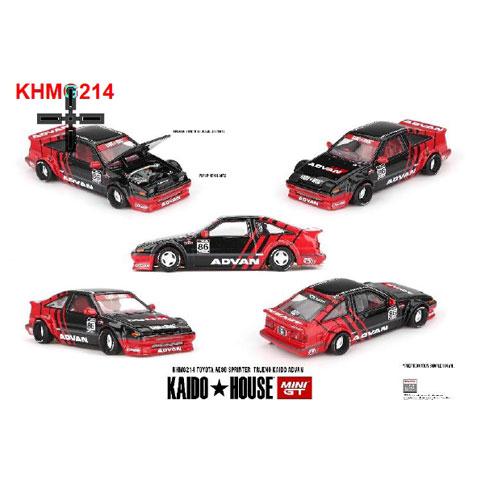 MINI-GT 1/64 Toyota AE86 スプリンタートレノ Kaido ADVAN(右ハンドル
