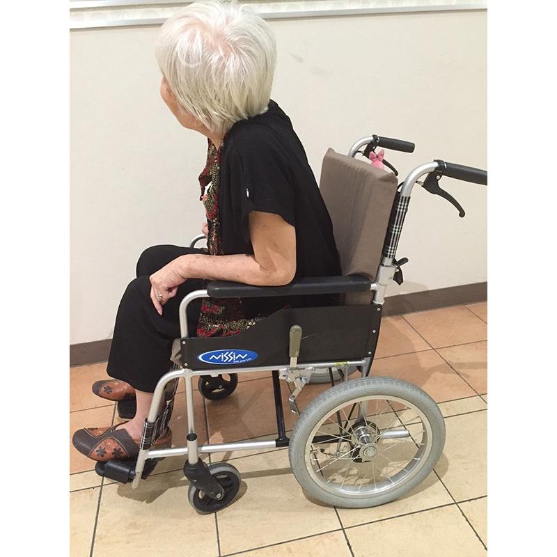 ラテックス 介護用 車椅子用クッション 座布団2枚セット 39cm角＆45cm