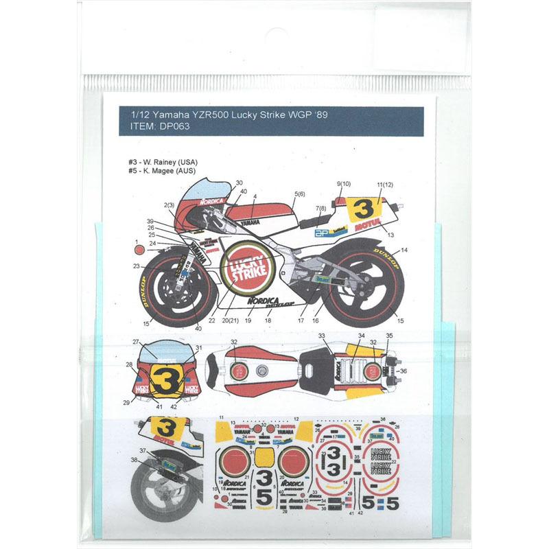 1/12 ヤマハ YZR500 ラッキーストライク K. Magee & W. Rainey '89