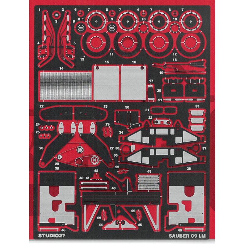 1/24 ザウバーC9 グレードアップパーツセット T社 1/24対応 スタジオ27