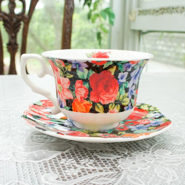 カップソーサー ボーンチャイナ ロイヤルアーデン 電子レンジ可 陶器製