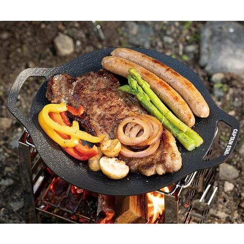 鉄板 マルチグリドル ラウンド グリルプレート 20cm アルミ製 ふっ素