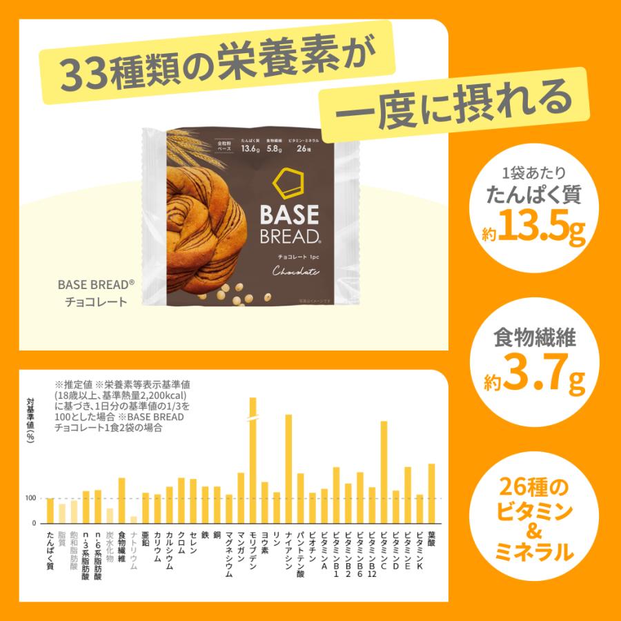 BASE FOOD（ベースフード） 【新生活応援】ベースブレッド チョコ 16袋