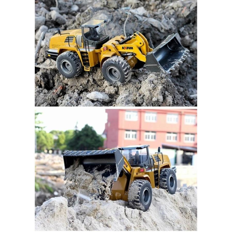 ホイールローダー 人気 ラジコン RC フルメタルモデル Huina 1583
