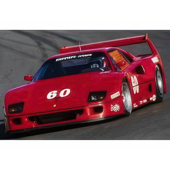 予約】2025年 FERRARI F40 LM 60号車 1989 IMSA GTOラグナセカ3位