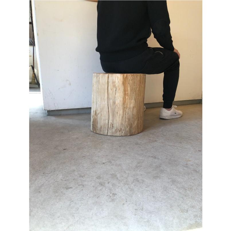 丸太 切り株 ディスプレイ オブジェ インテリア 置物 椅子 スツール