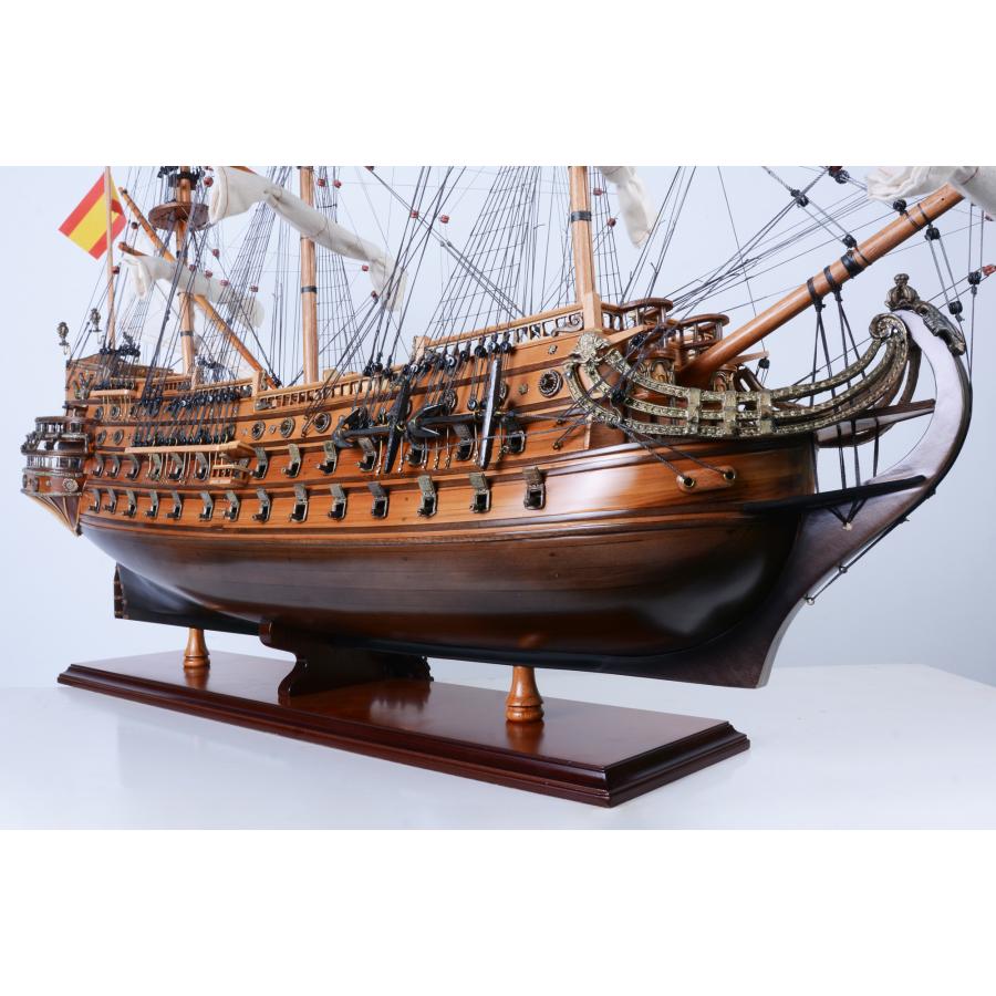 帆船模型 完成品 木製 サン フェリペ号 SAN FELIPE 全長92cm
