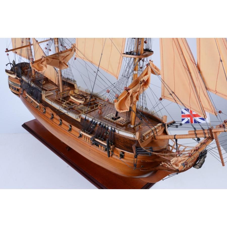 帆船模型 完成品 木製 HMS サプライズ号 Surprise 英国帆船モデル