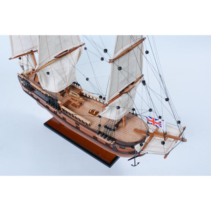 完成品模型】HMS エンデバー号 木製帆船模型 ジェームズ・クック探検船