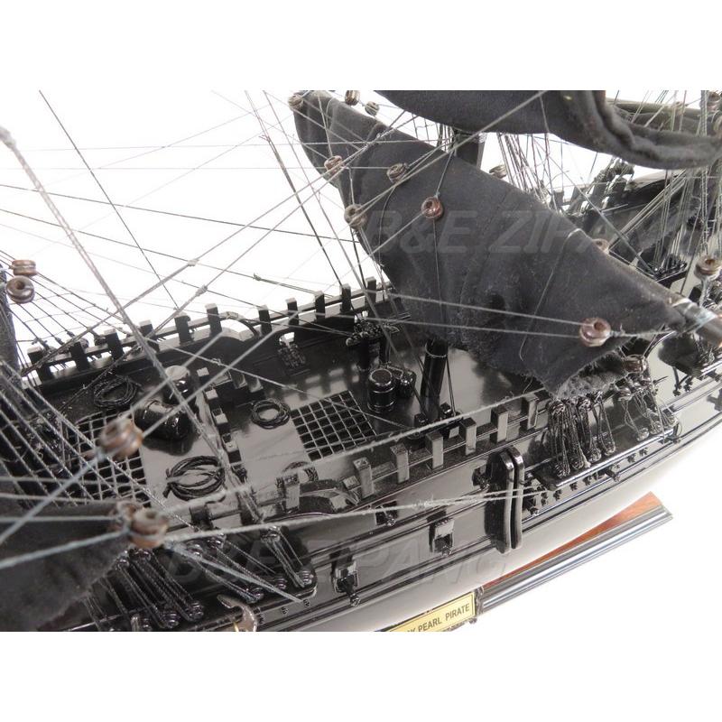 帆船模型 完成品 木製 カリビアン パイレーツ ブラックパール Black