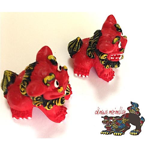 シーサー置物 魔除けシーサー ペア ミニシーサー 魔除け お守り 沖縄お