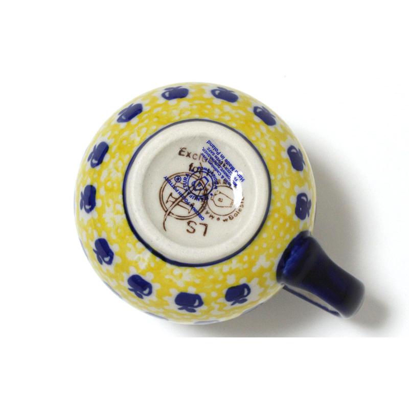 ポーランド食器・陶器 ポーリッシュポタリー りんご柄マグカップS 0