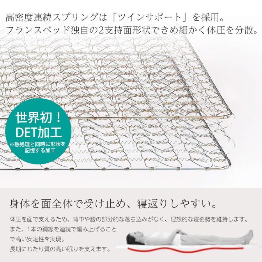 フランスベッド（FRANCEBED） マットレス セミダブル tw-100α TW-100α
