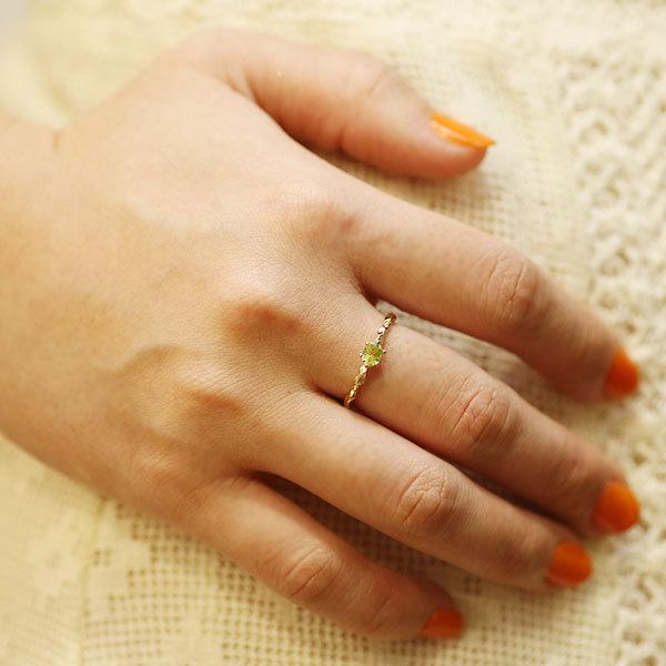 スフェーン 職人手作り カラーレディス リング 指輪 誕生石7月 1号から