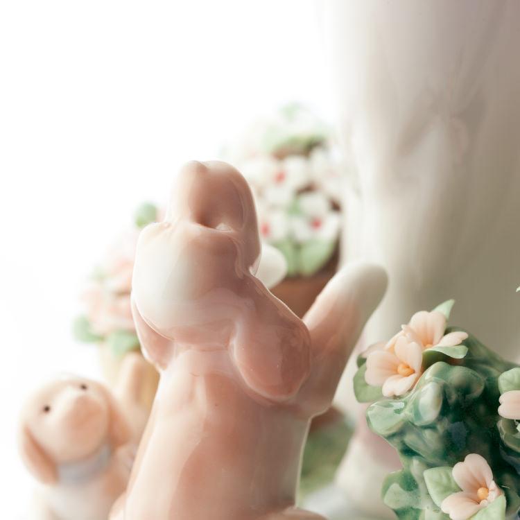 LLADRO（リヤドロ） 僕と遊ぼう 陶器 インテリア 置物 オブジェ 洋 の
