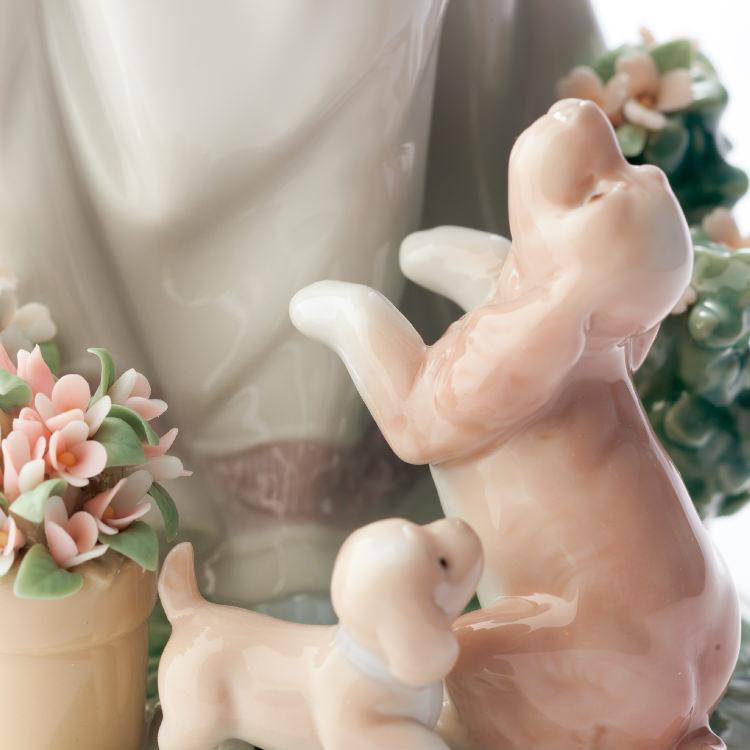 LLADRO（リヤドロ） 僕と遊ぼう 陶器 インテリア 置物 オブジェ 洋 の