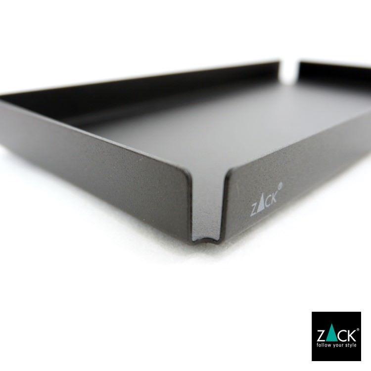 ZACK トレイ S ブラック トレー カルトン 平皿 お盆 小物入れ 小物置き