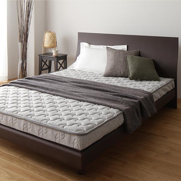 マットレス 国産 ポケットコイル 薄型 三つ折り 竹炭 抗菌 防臭 体圧