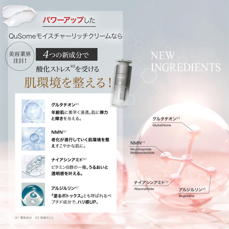 b.glen（ビーグレン） ナイアシンアミド NMN配合 QuSomeモイスチャー