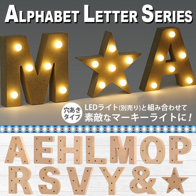 ALPHABET LETTER SERIES アルファベットレター 穴あきタイプ 英字