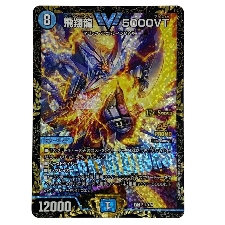 デュエルマスターズ 飛翔龍 5000VT PR P11/Y24 VIC プロモ トレカ やや