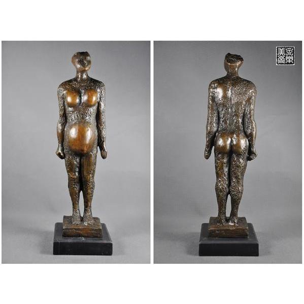 送料無料抽象ブロンズ像妊婦ピカソ41cm大名作 インテリア家具 置物