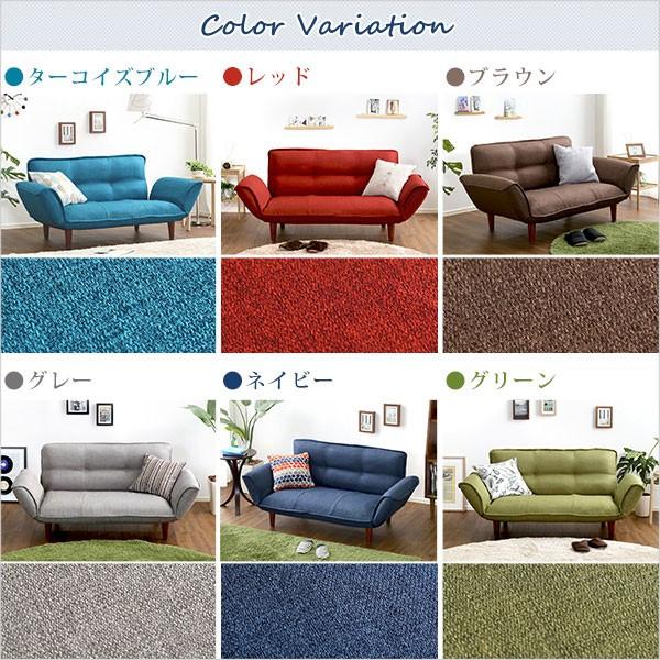 日本製 コンパクトソファ / ミニ カウチソファ ポケットコイル