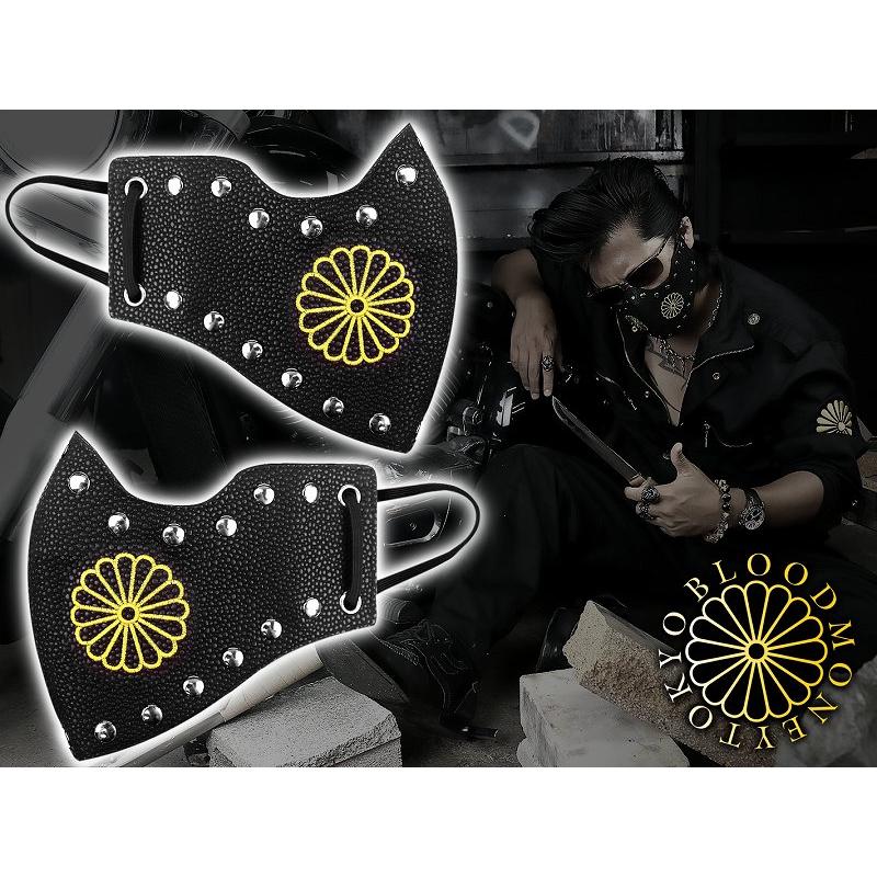 定形外郵便送料無料 カラスマスク BLOOD MONEY TOKYO MBT-20022 菊紋