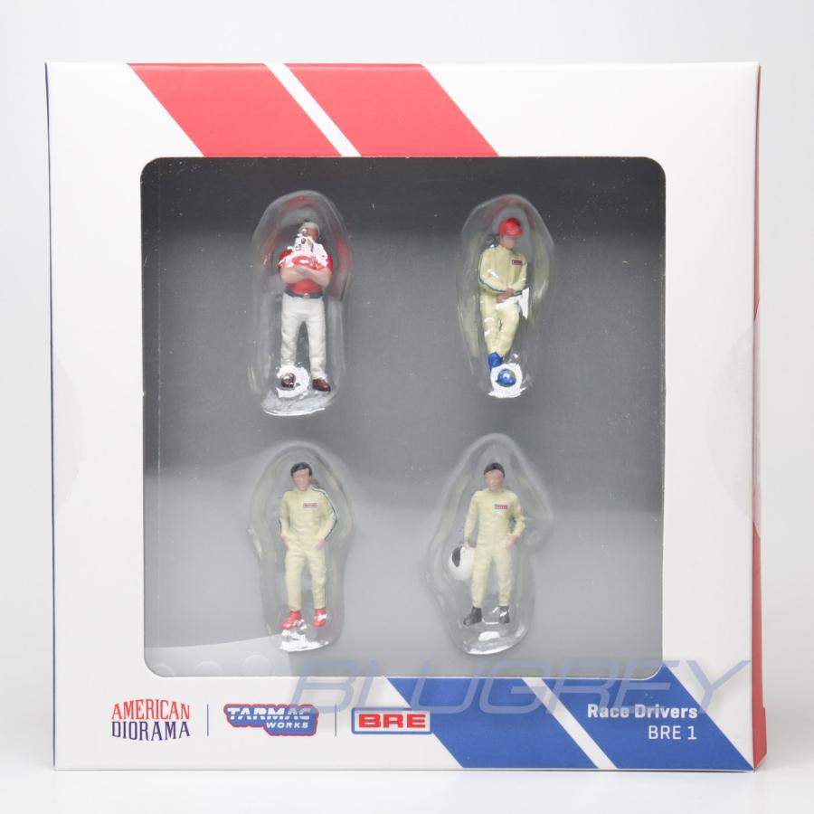 ターマックワークスxアメリカンジオラマ 1/64 フィギア BRE レーシング