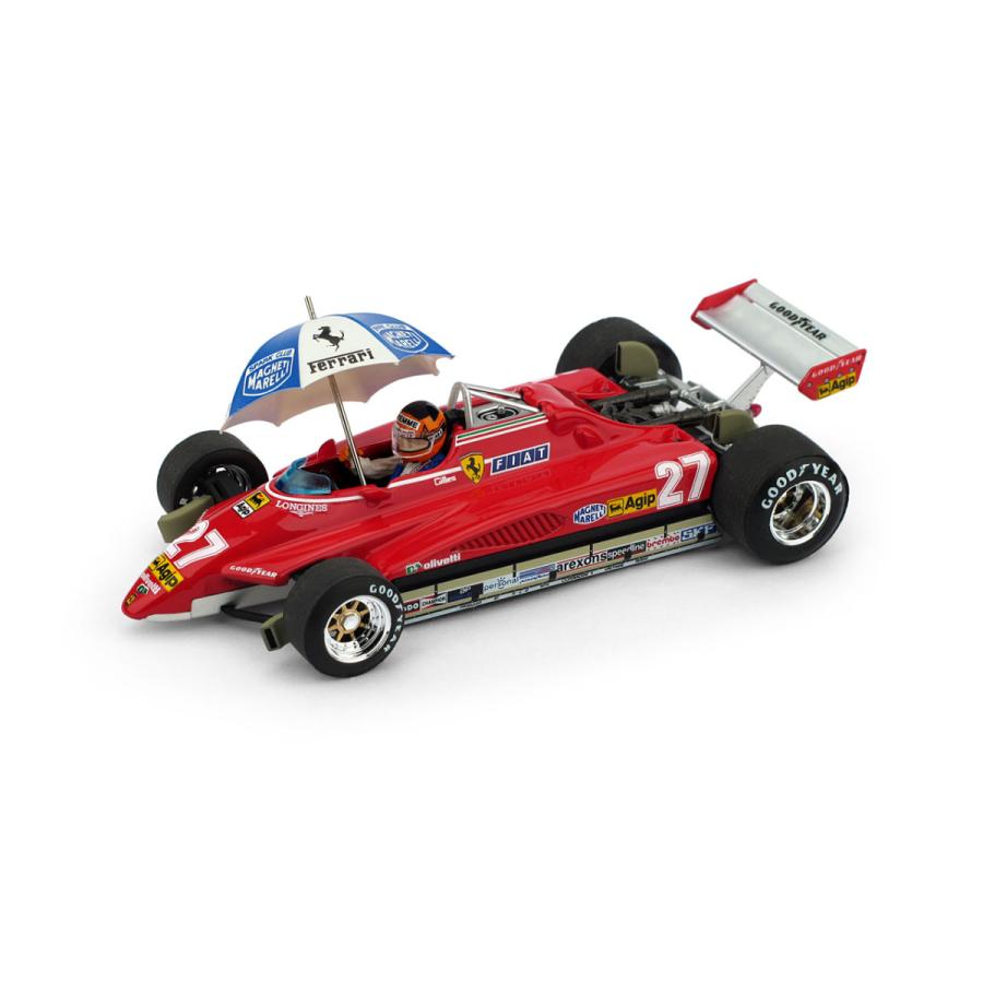 ブルム 1/43 フェラーリ F1 126C2 ジル ヴィルヌーブ フィギア