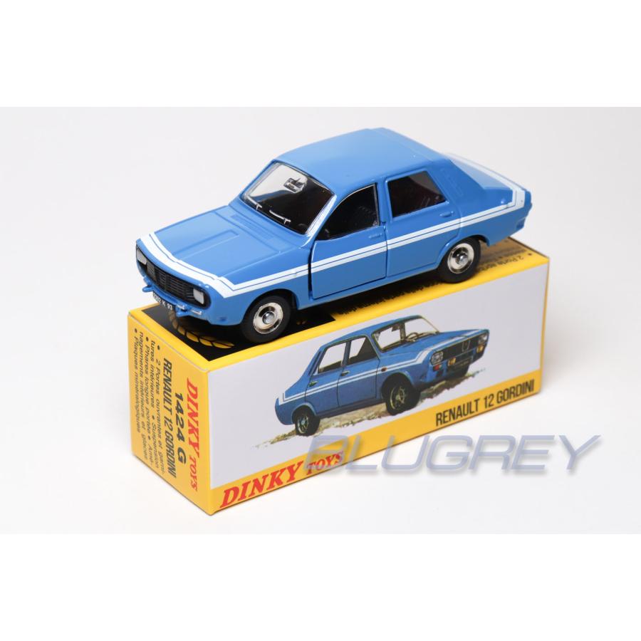 DINKY TOYS 1/43 ルノー 12 ゴルディーニ ブルー Renault Gordini 復刻